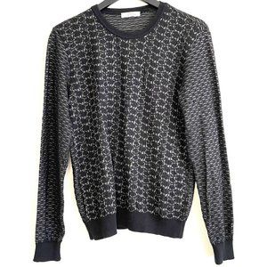 Gianni Versace Black and White pattern sweater (S)